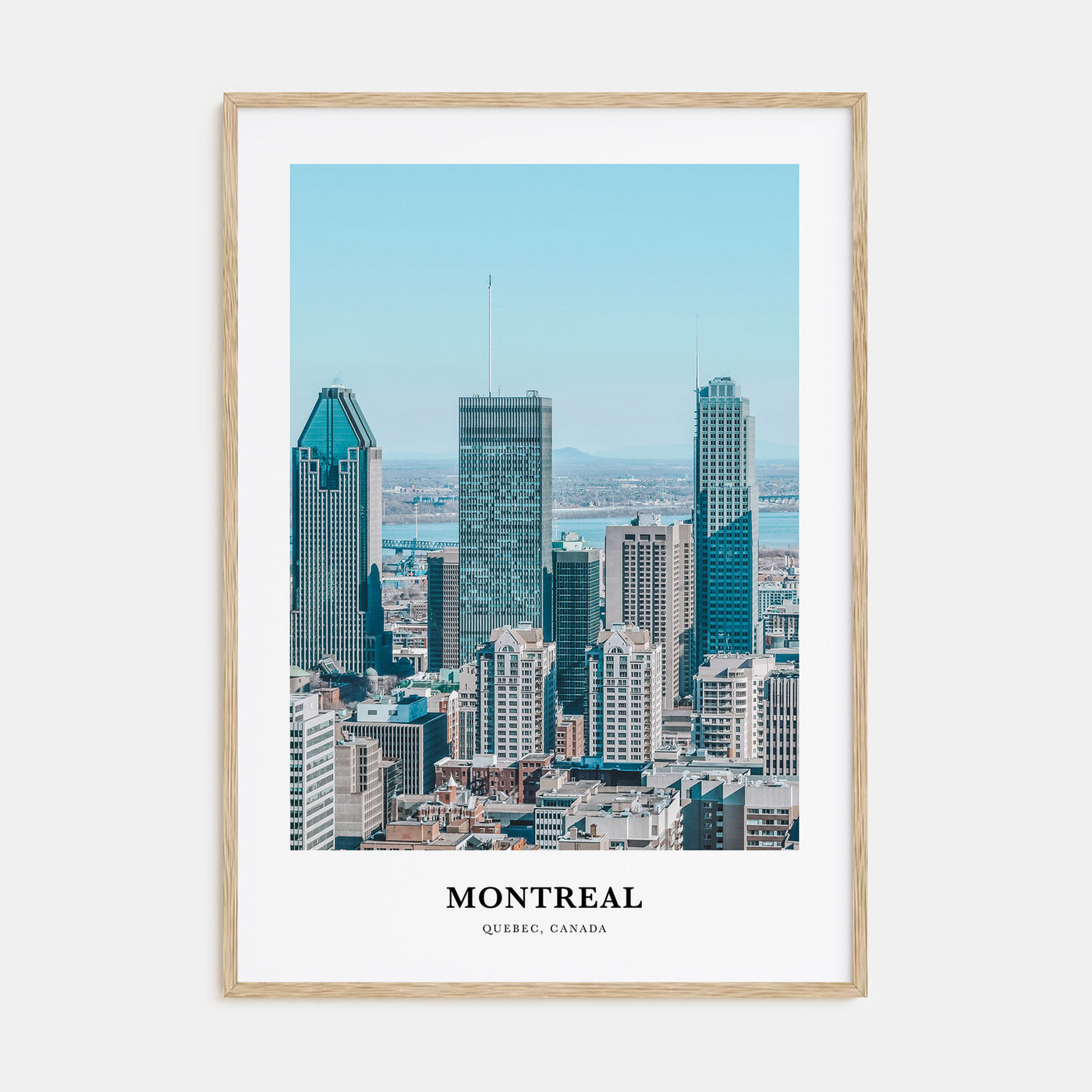 Montreal Portrait Color No 2 Poster