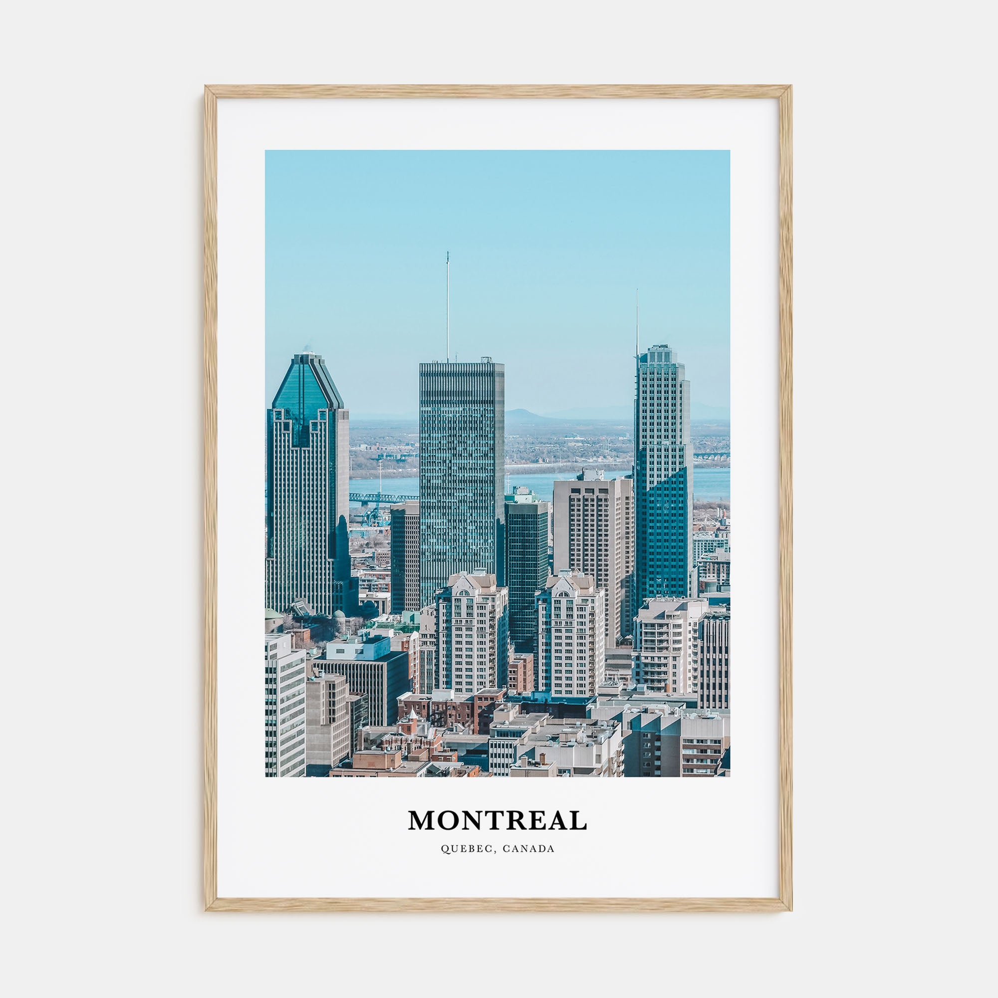Montreal Portrait Color No 2 Poster