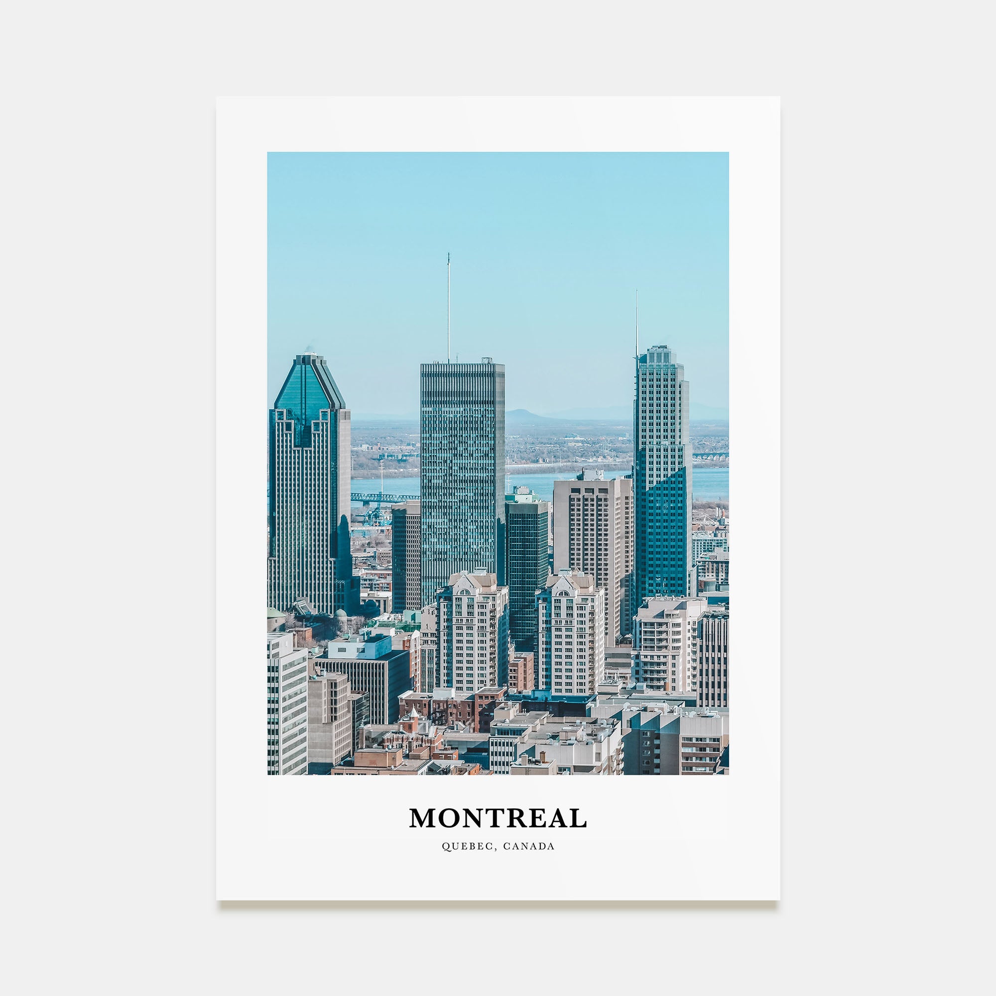 Montreal Portrait Color No 2 Poster