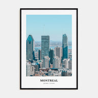 Montreal Portrait Color No 2 Poster