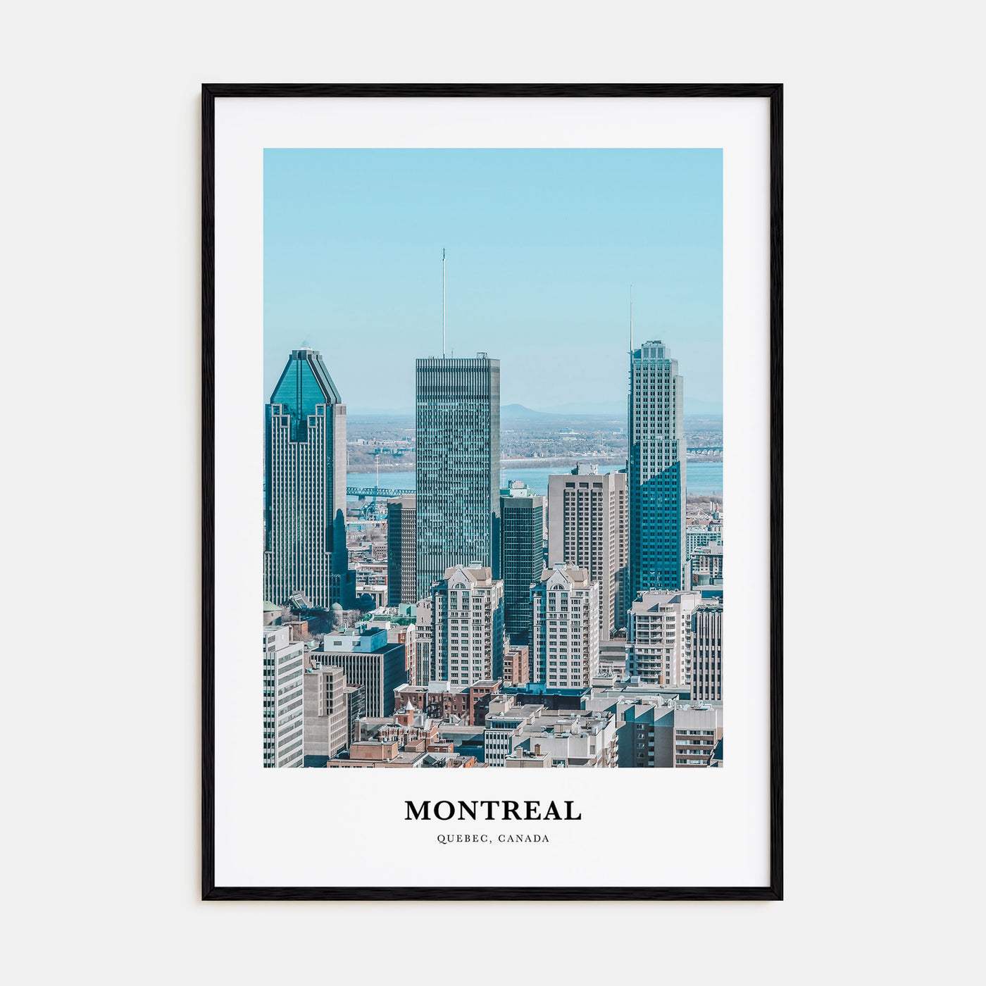 Montreal Portrait Color No 2 Poster
