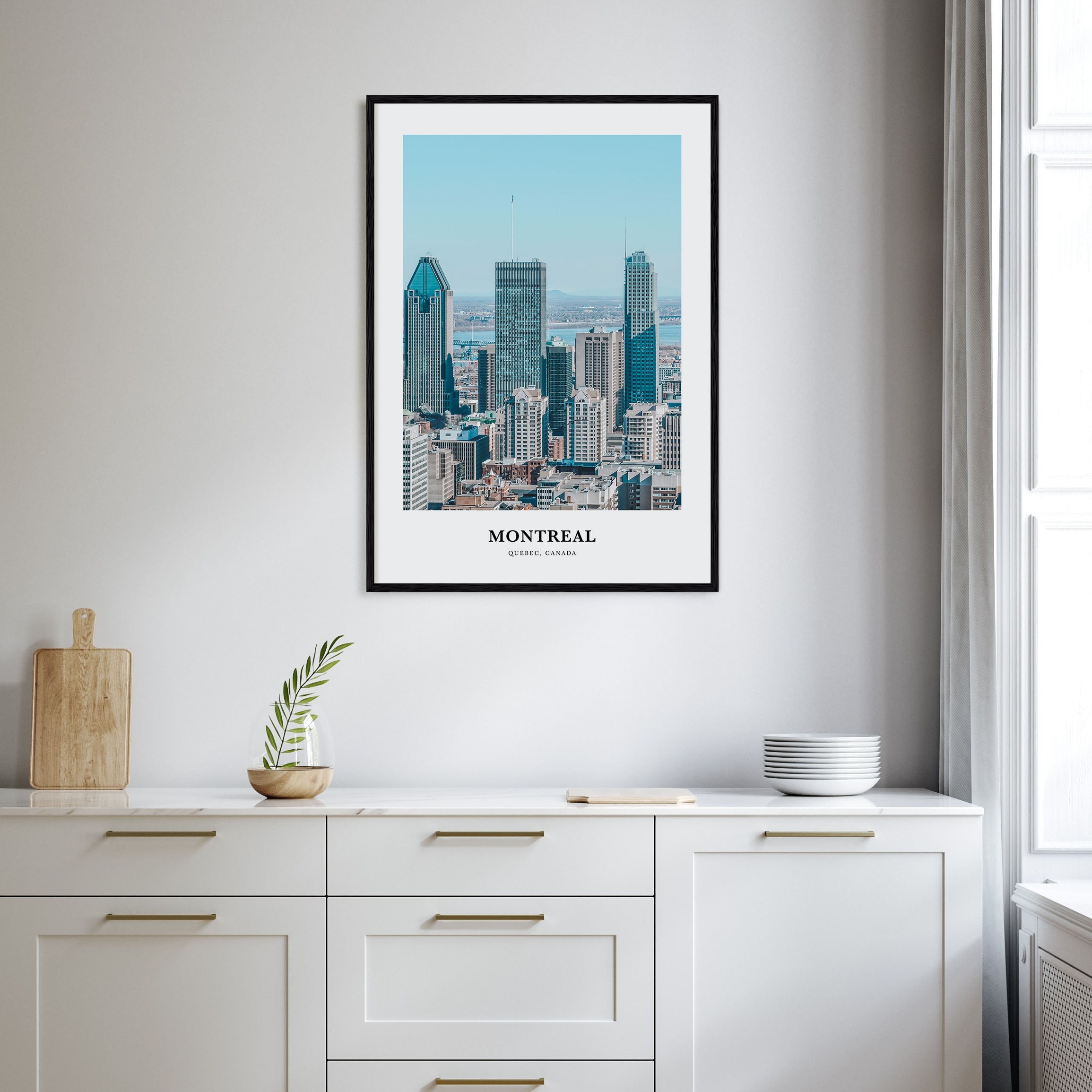 Montreal Portrait Color No 2 Poster