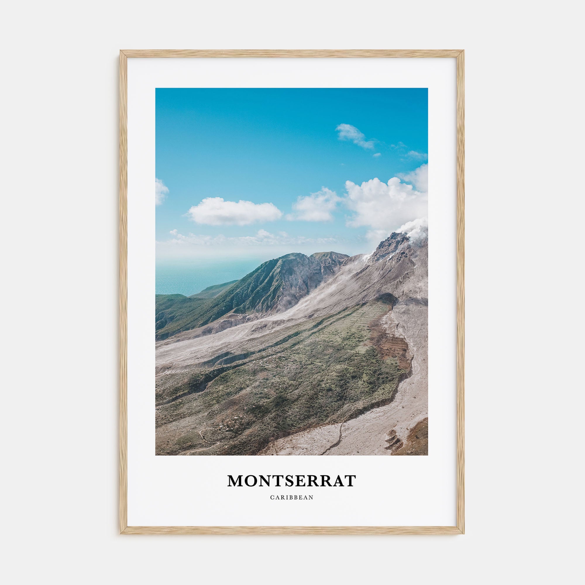 Montserrat, Caribbean Portrait Color Poster
