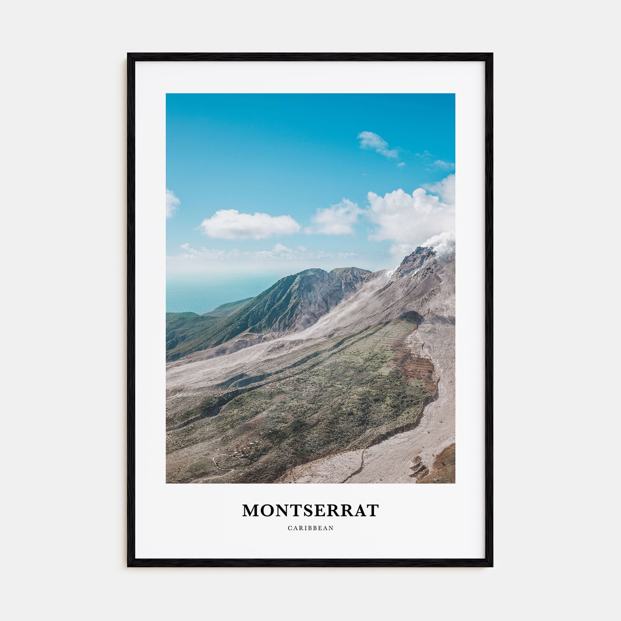 Montserrat, Caribbean Portrait Color Poster