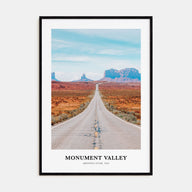 Monument Valley Portrait Color Poster