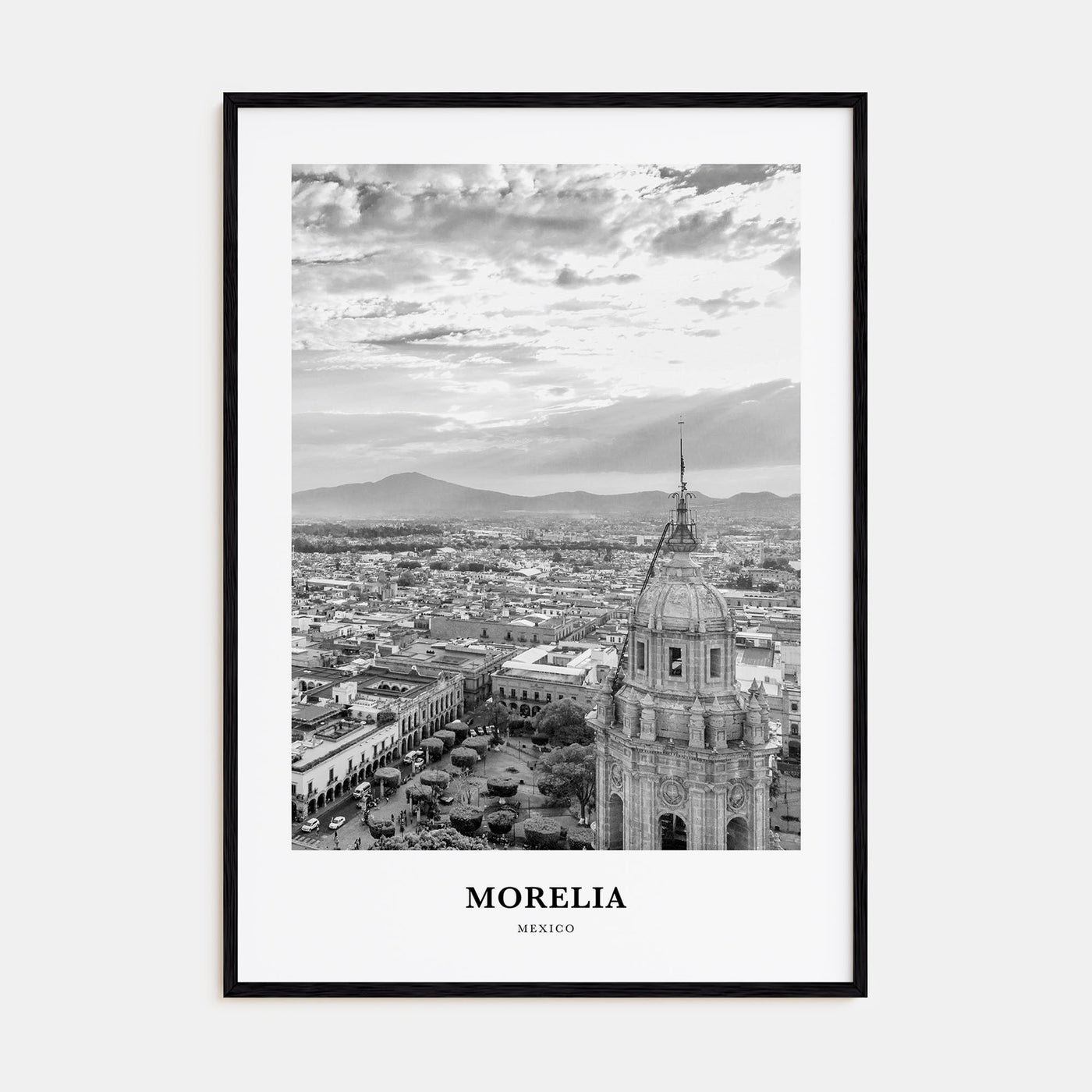 Morelia Portrait B&W Poster