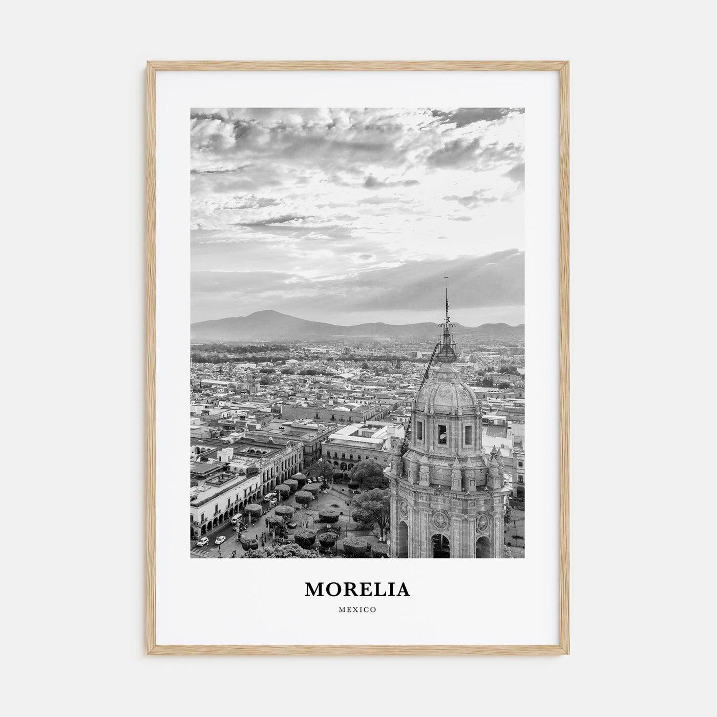 Morelia Portrait B&W Poster