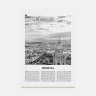 Morelia Travel B&W Poster