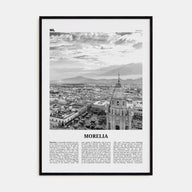 Morelia Travel B&W Poster
