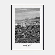 Morocco Portrait B&W Poster