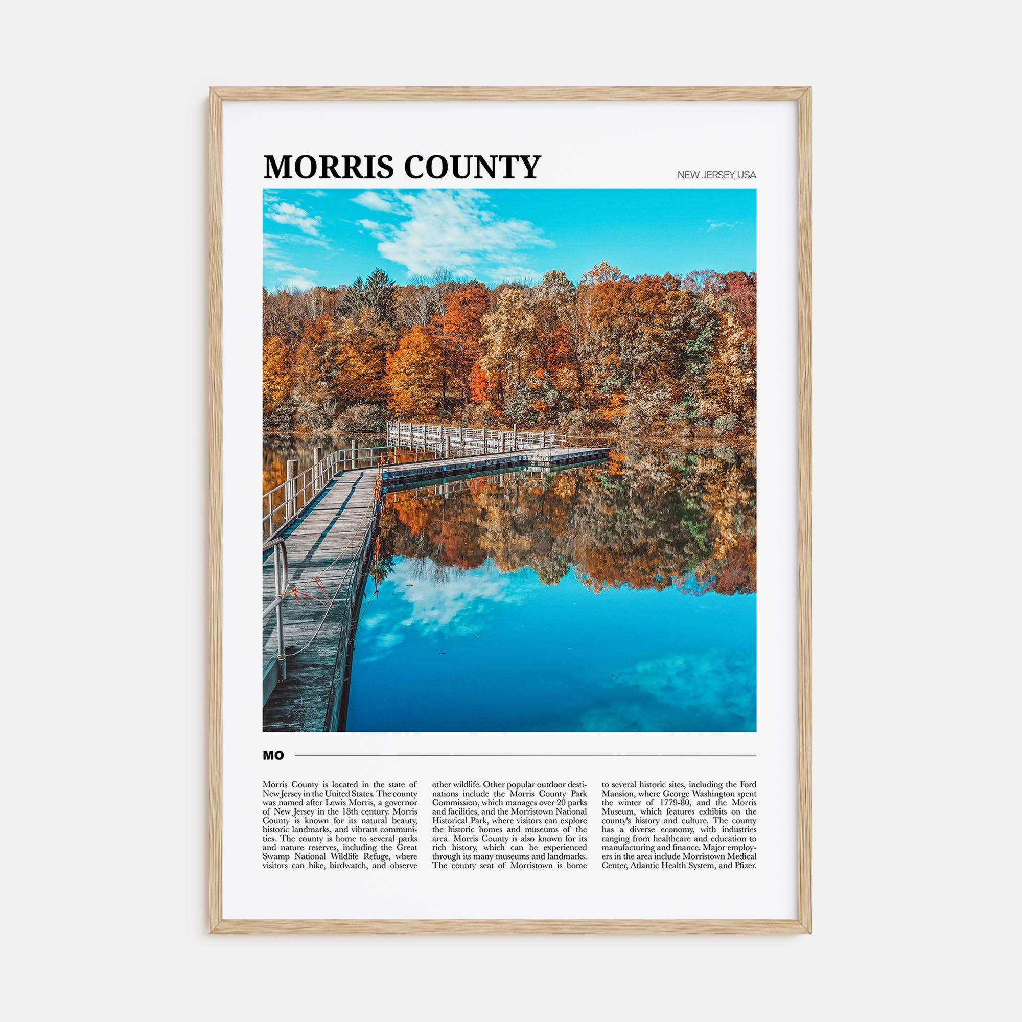 Morris County Travel Color Poster