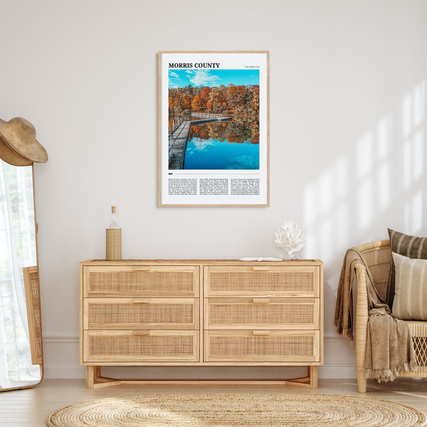 Morris County Travel Color Poster