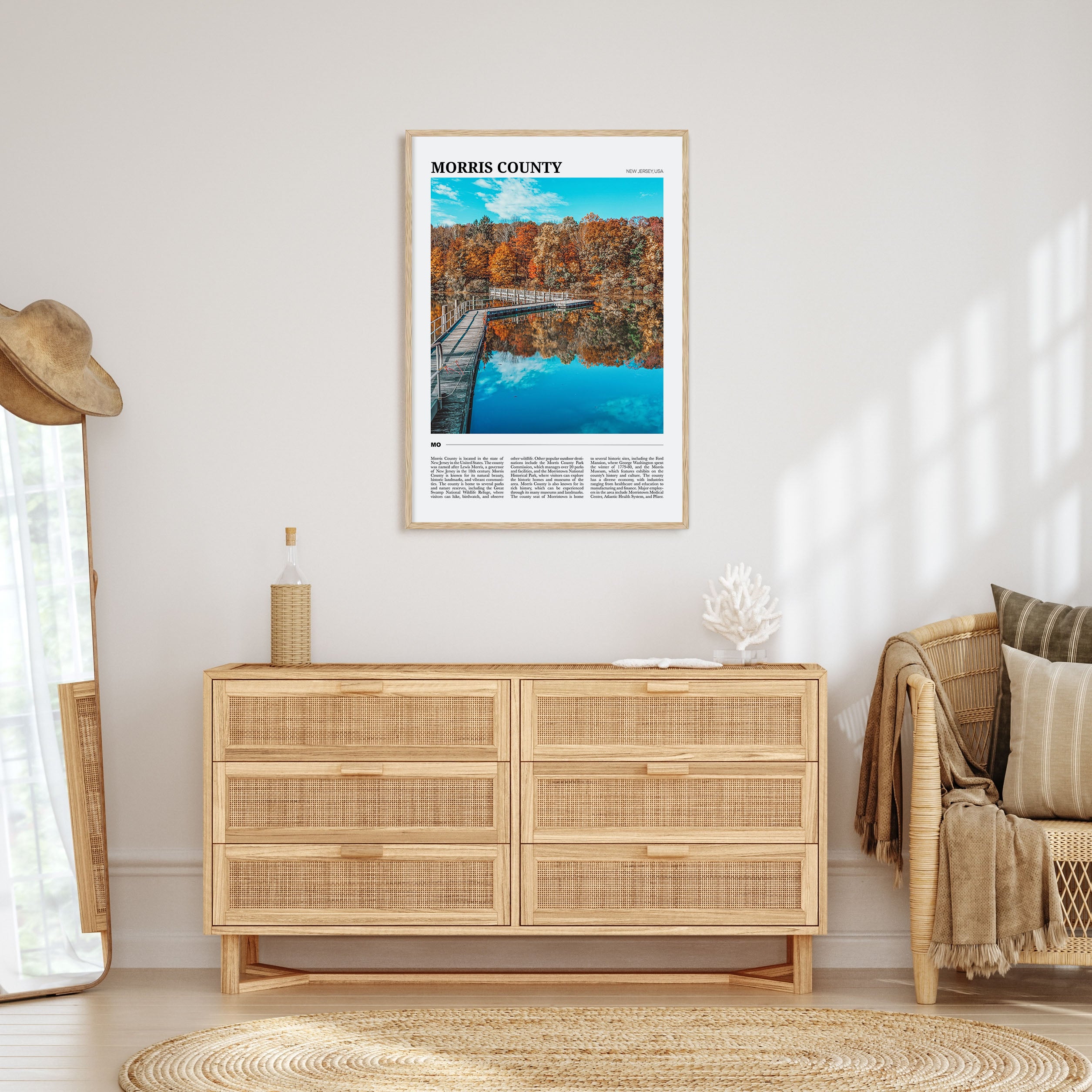 Morris County Travel Color Poster