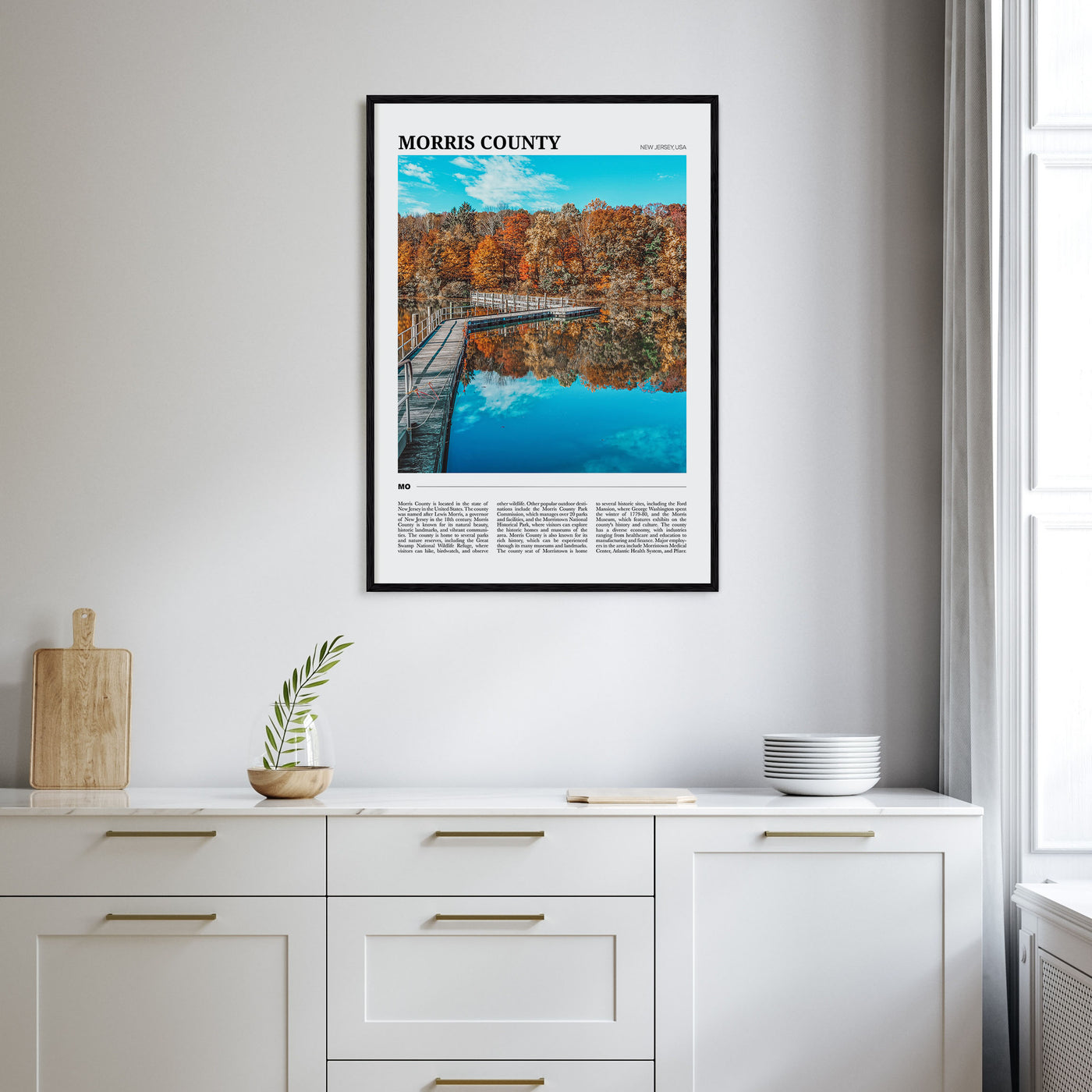 Morris County Travel Color Poster