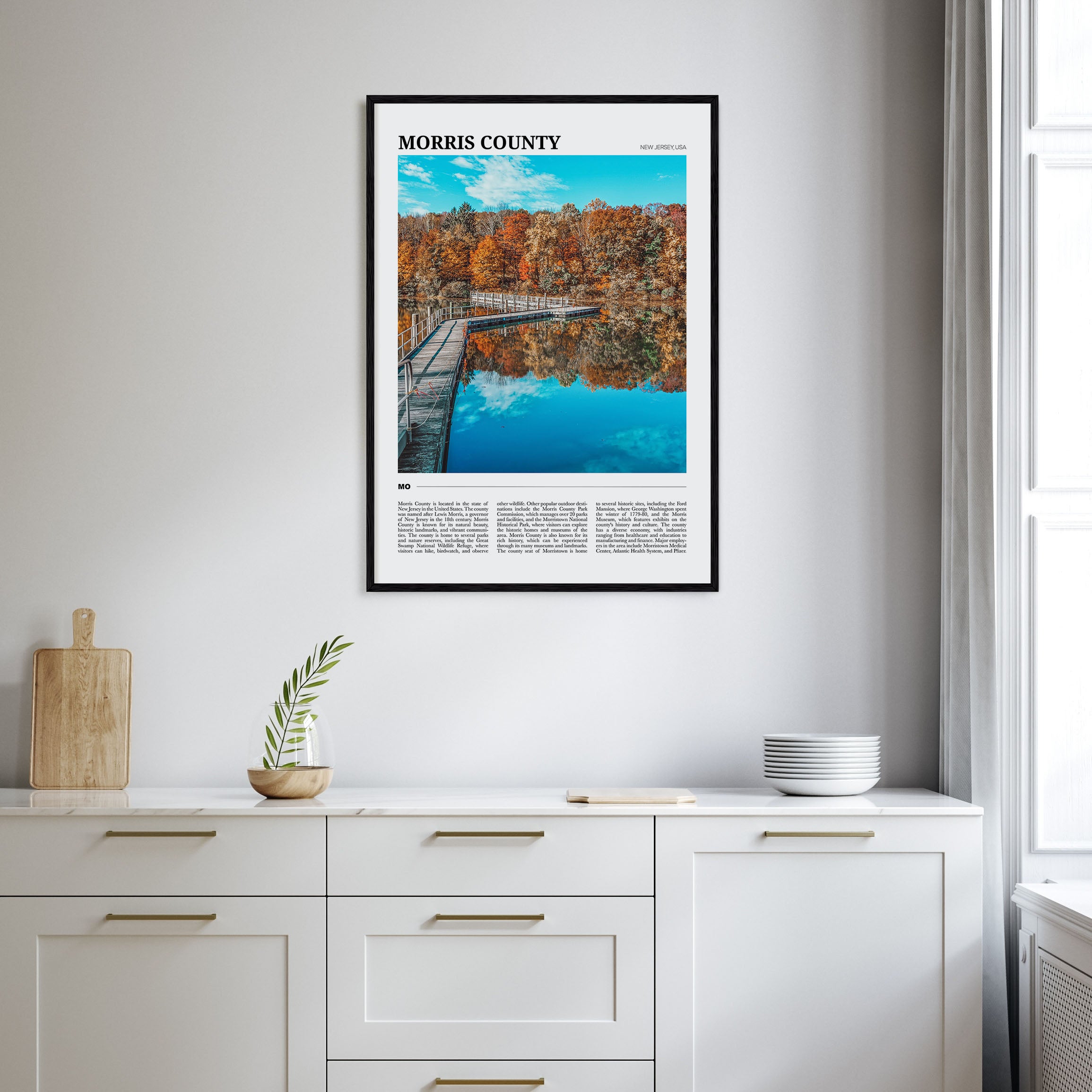 Morris County Travel Color Poster