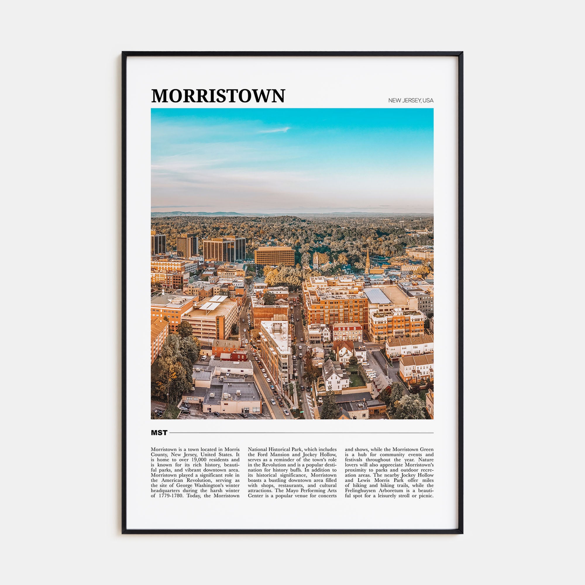 Morristown Travel Color Poster