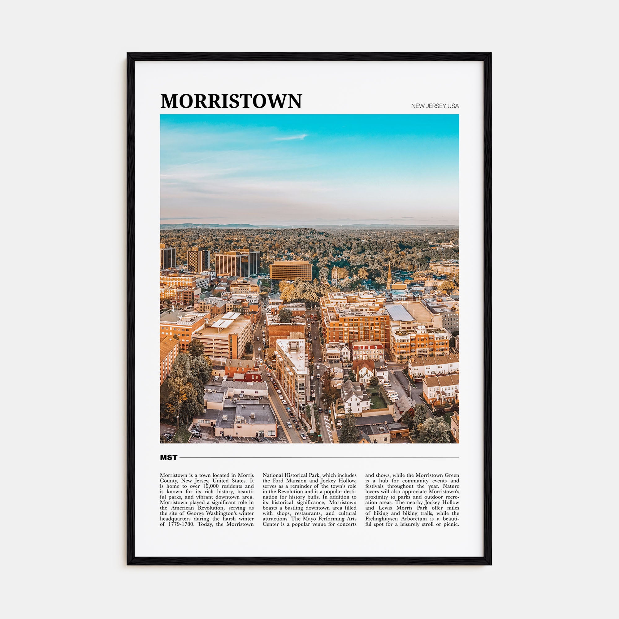 Morristown Travel Color Poster