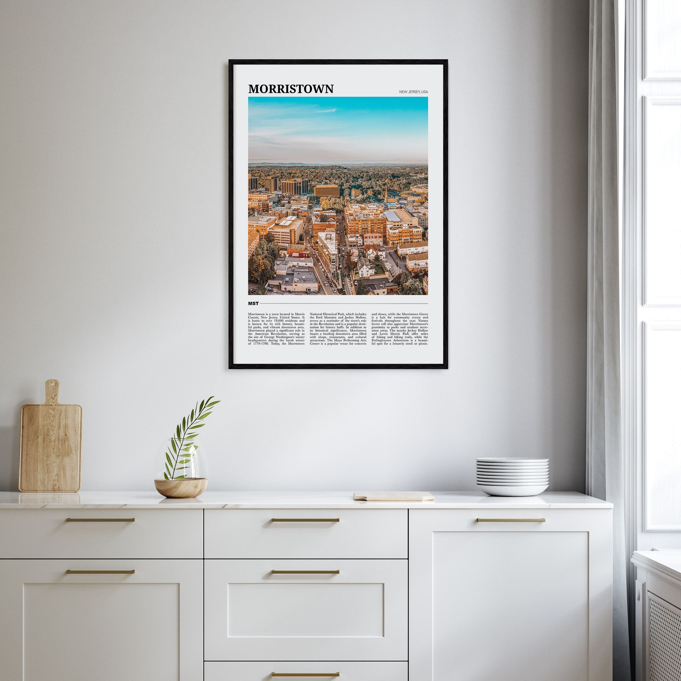 Morristown Travel Color Poster