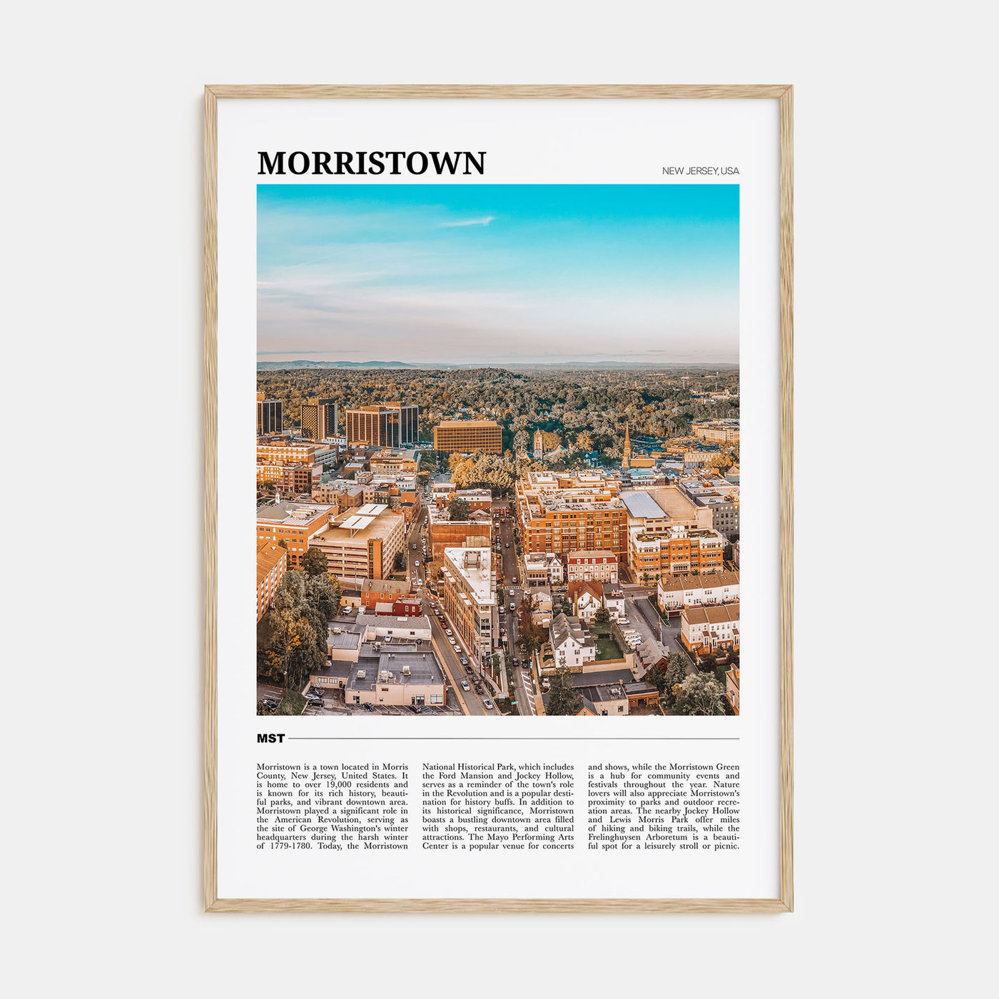 Morristown Travel Color Poster