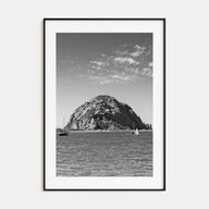 Morro Bay Photo B&W Poster