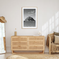 Morro Bay Photo B&W Poster