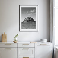 Morro Bay Photo B&W Poster