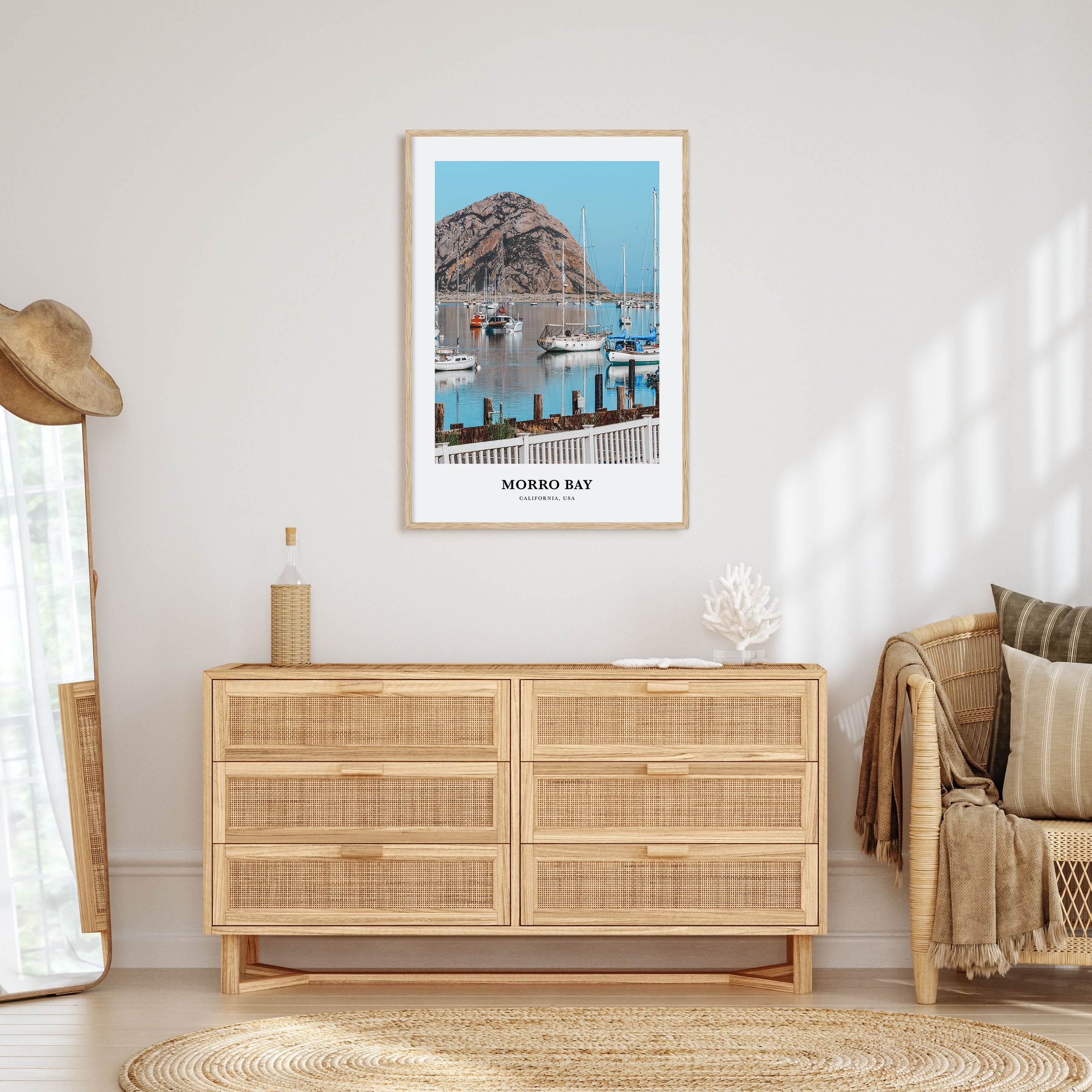 Morro Bay Portrait Color Poster