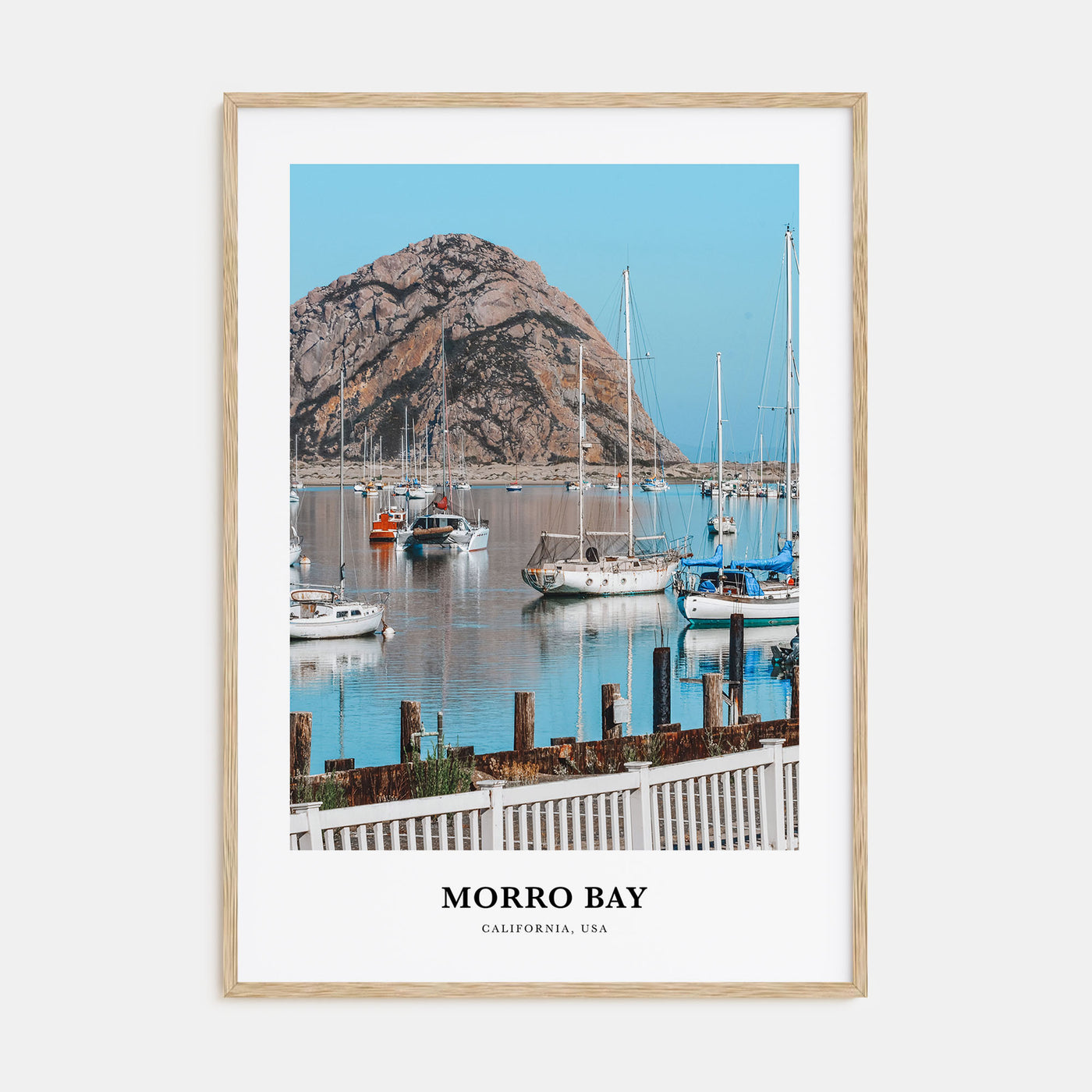Morro Bay Portrait Color Poster
