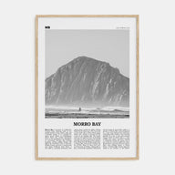 Morro Bay Travel B&W No 1 Poster