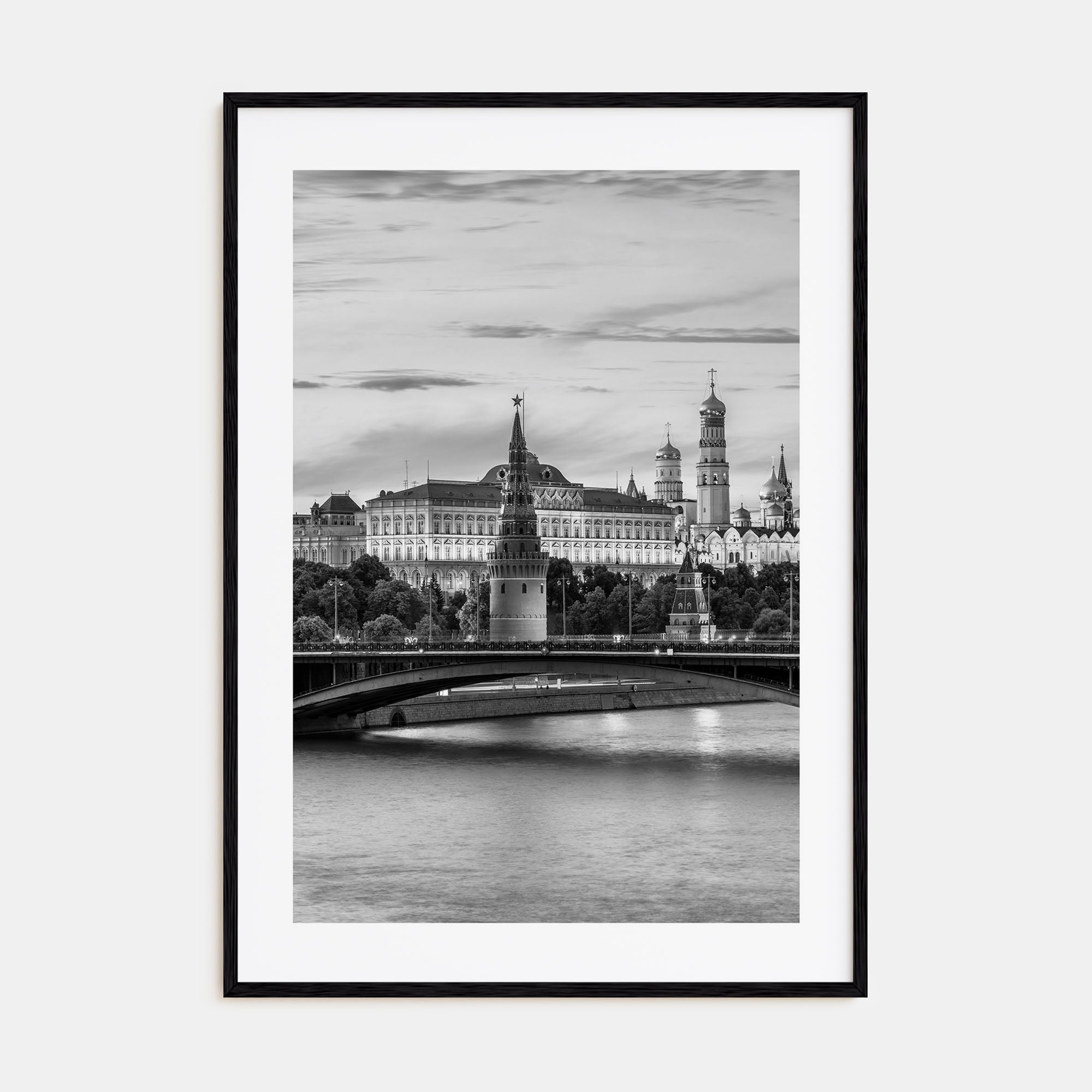 Moscow, Russia Photo B&W Poster