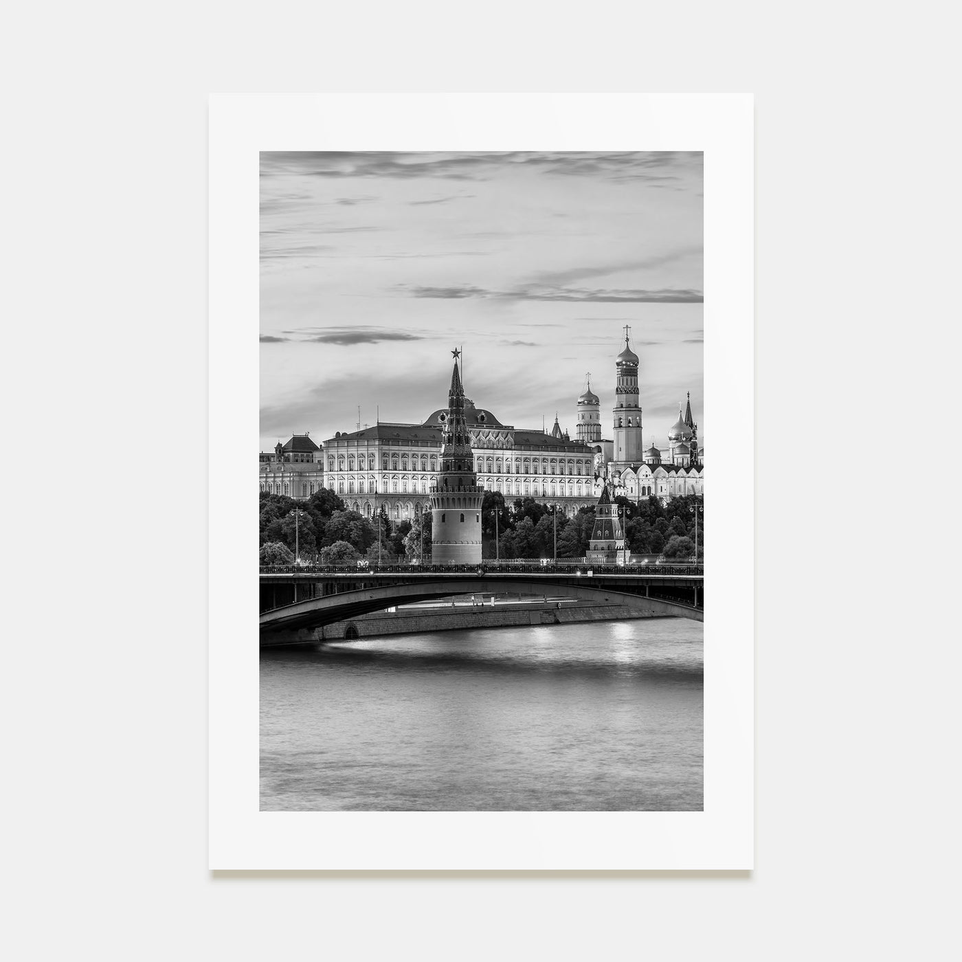 Moscow, Russia Photo B&W Poster