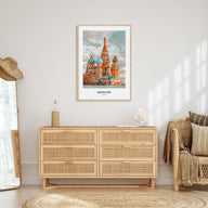 Moscow, Russia Portrait Color No 1 Poster