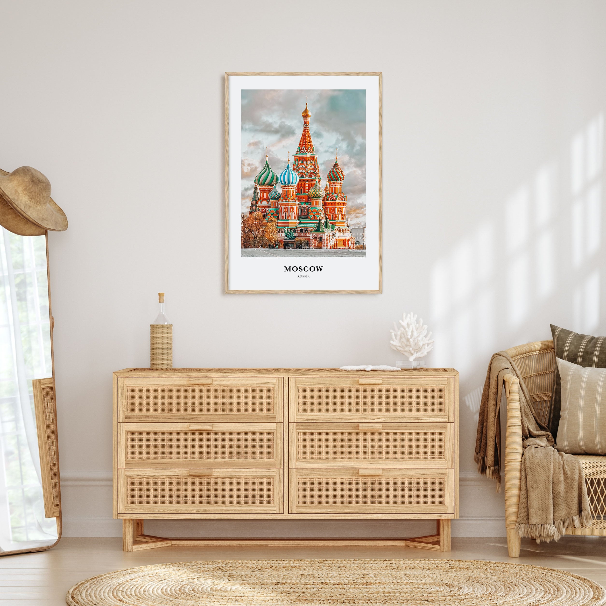 Moscow, Russia Portrait Color No 1 Poster