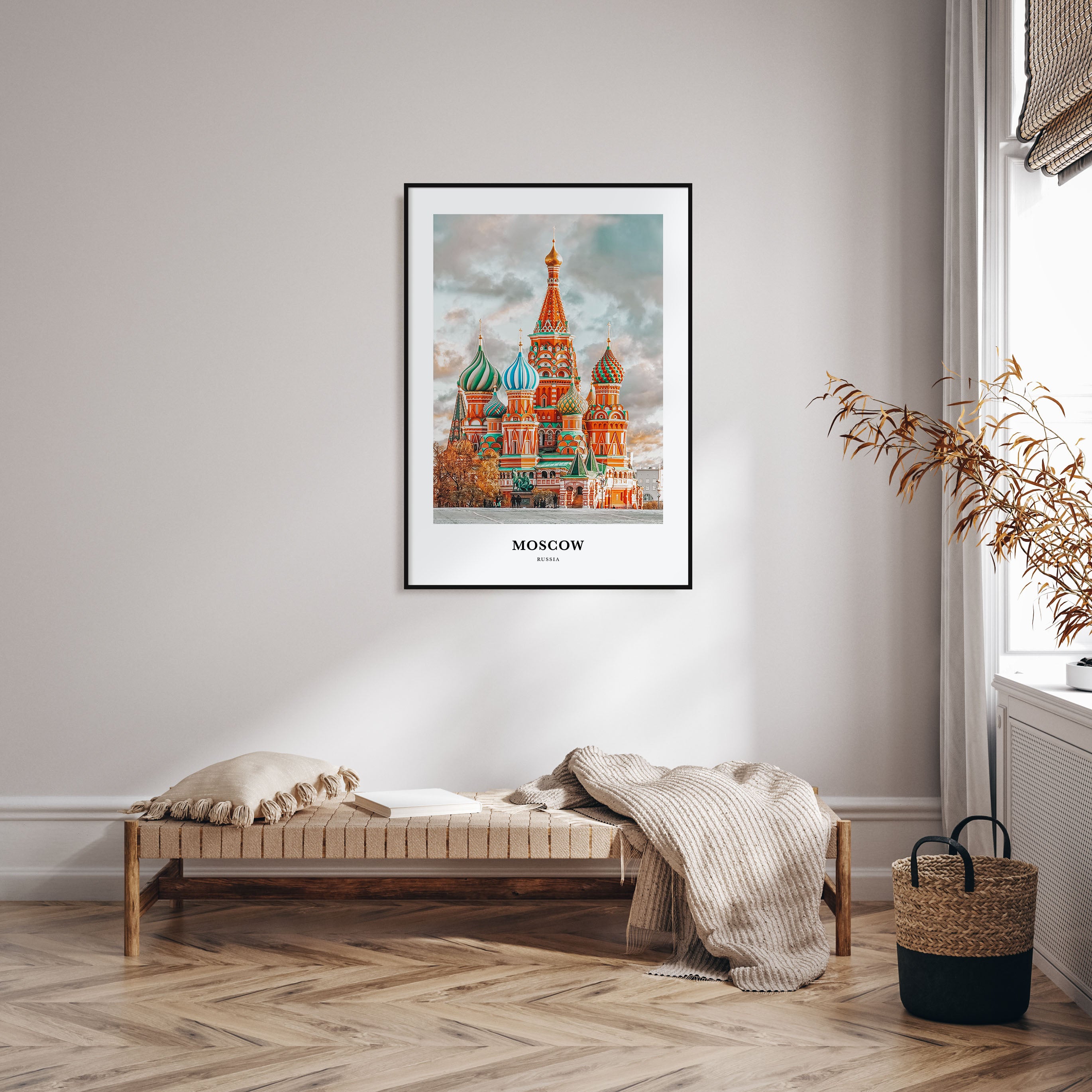 Moscow, Russia Portrait Color No 1 Poster