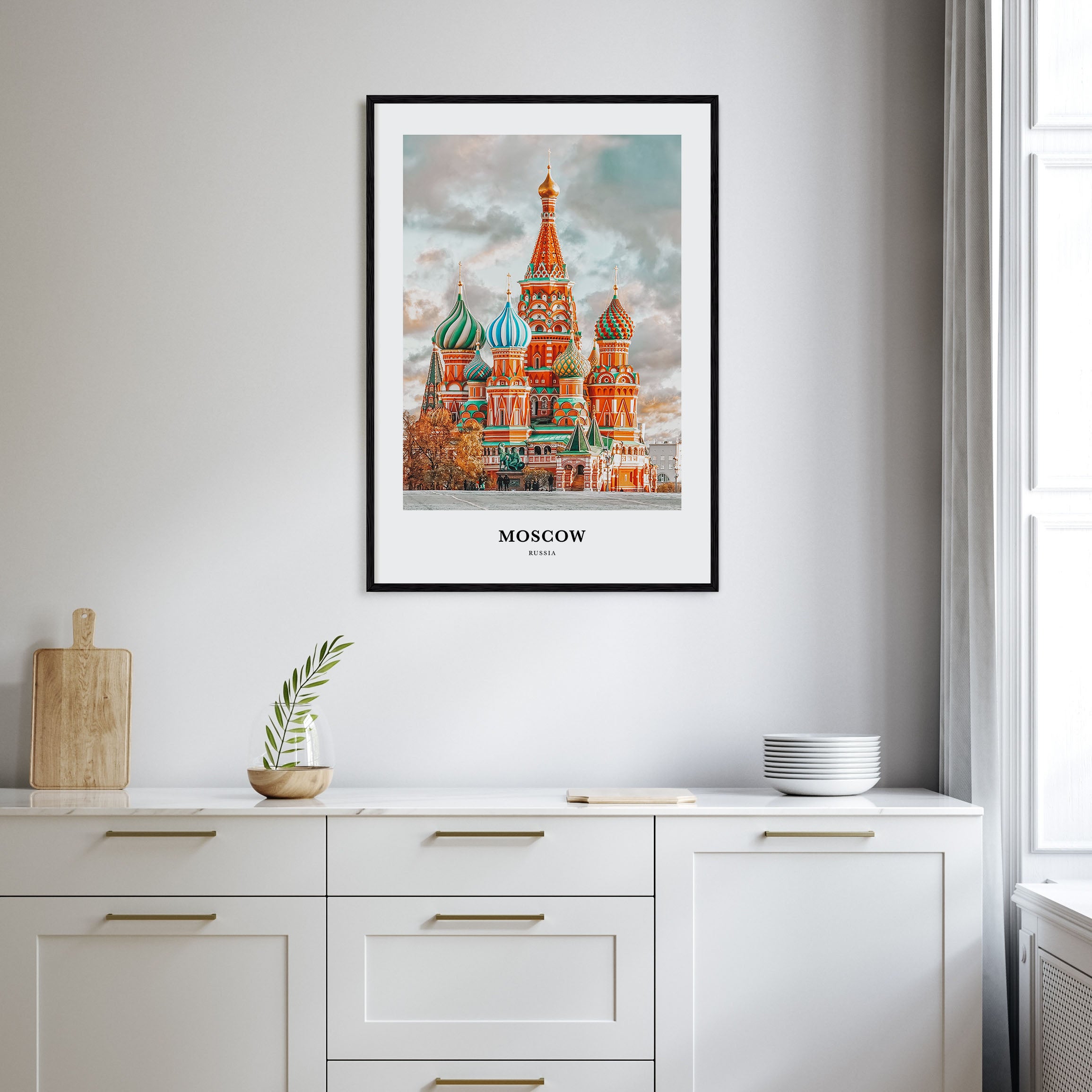 Moscow, Russia Portrait Color No 1 Poster