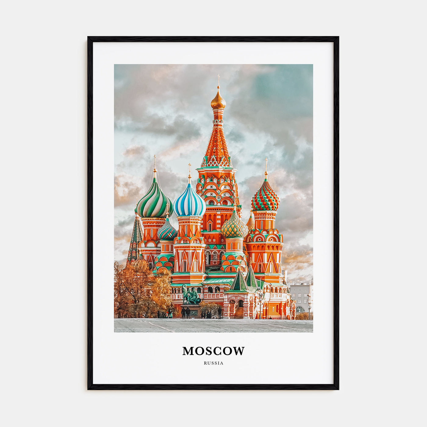 Moscow, Russia Portrait Color No 1 Poster