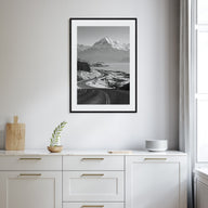 Mount Cook Photo B&W Poster