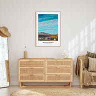 Mount Diablo Portrait Color Poster