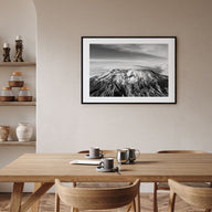 Mount Kilimanjaro Landscape B&W Poster