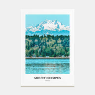 Mount Olympus Portrait Color Poster