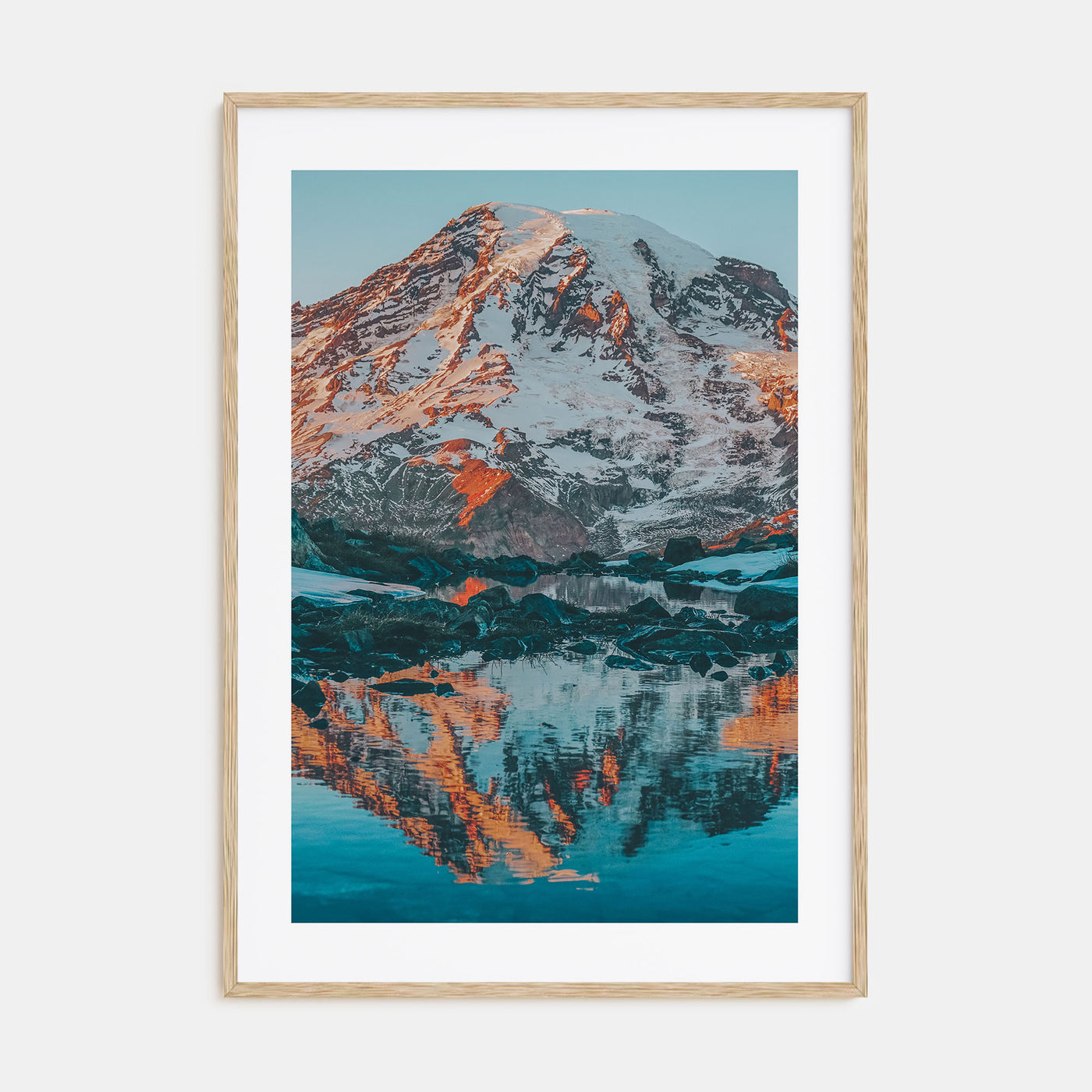 Mount Rainier Photo Color No 2 Poster