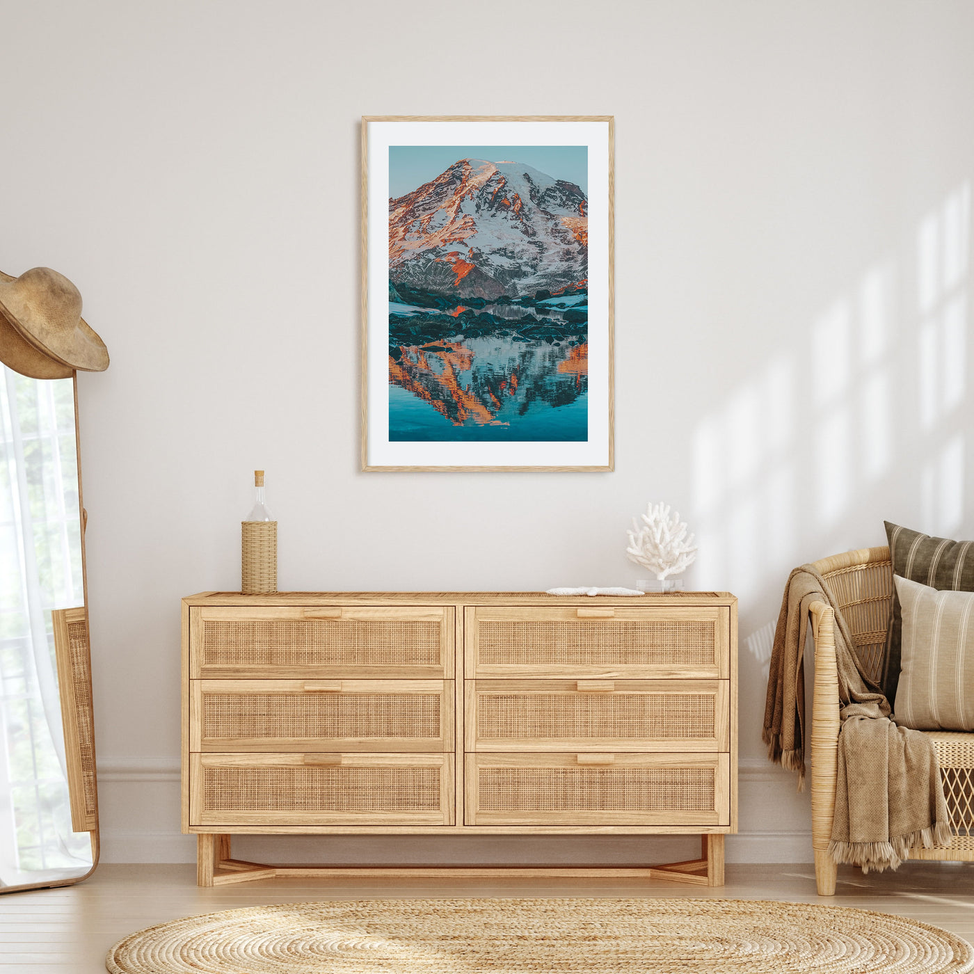 Mount Rainier Photo Color No 2 Poster