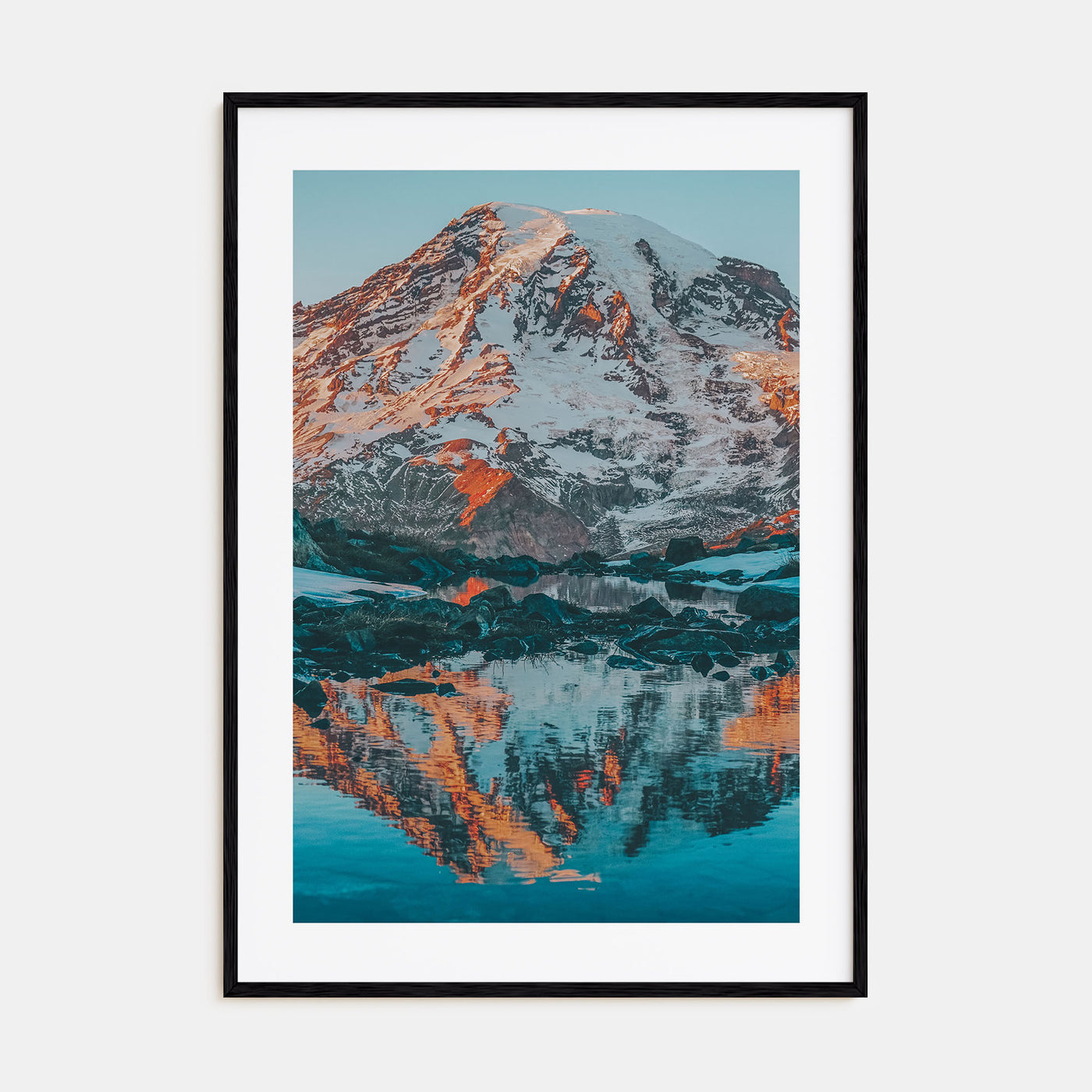 Mount Rainier Photo Color No 2 Poster