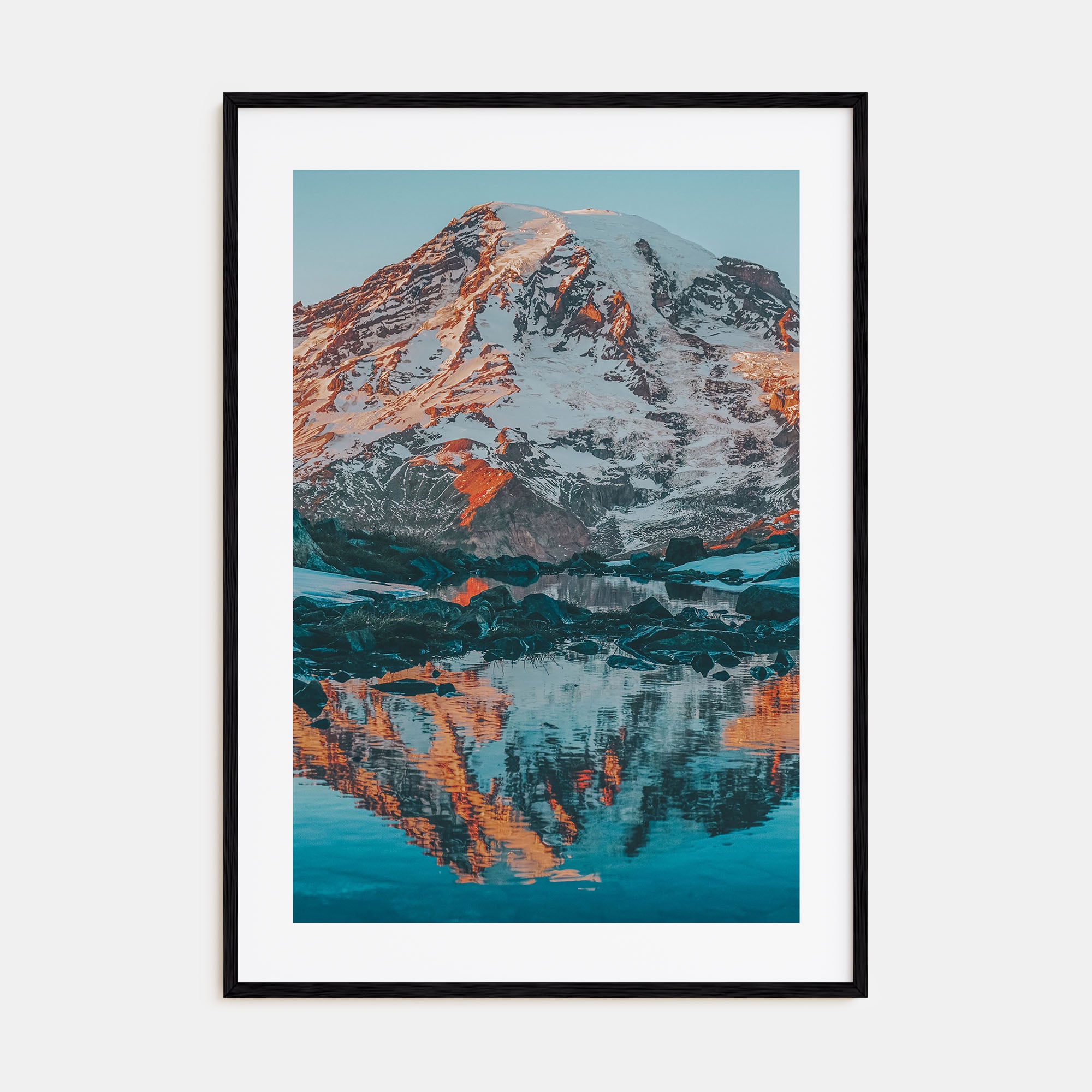 Mount Rainier Photo Color No 2 Poster