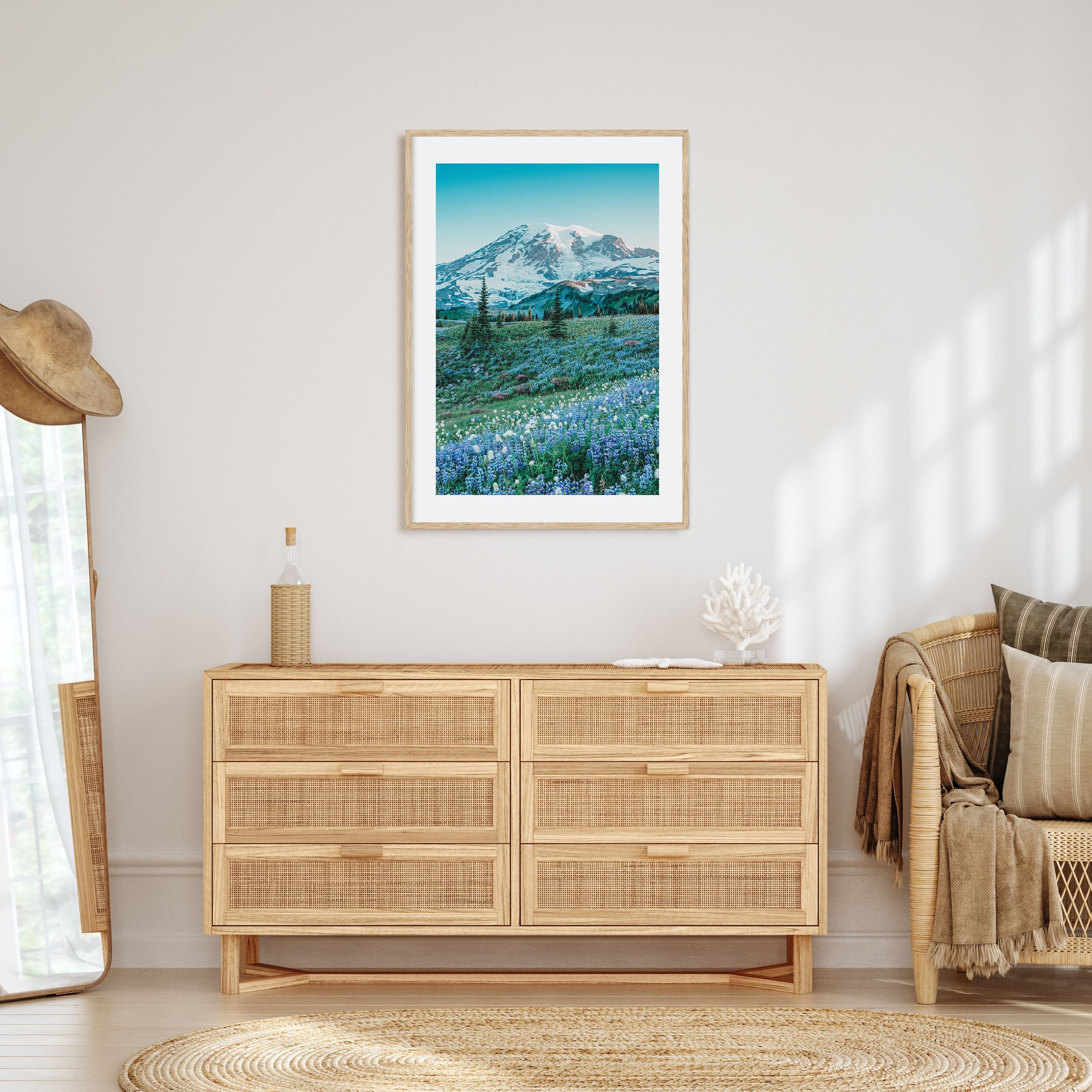 Mount Rainier Photo Color No 3 Poster
