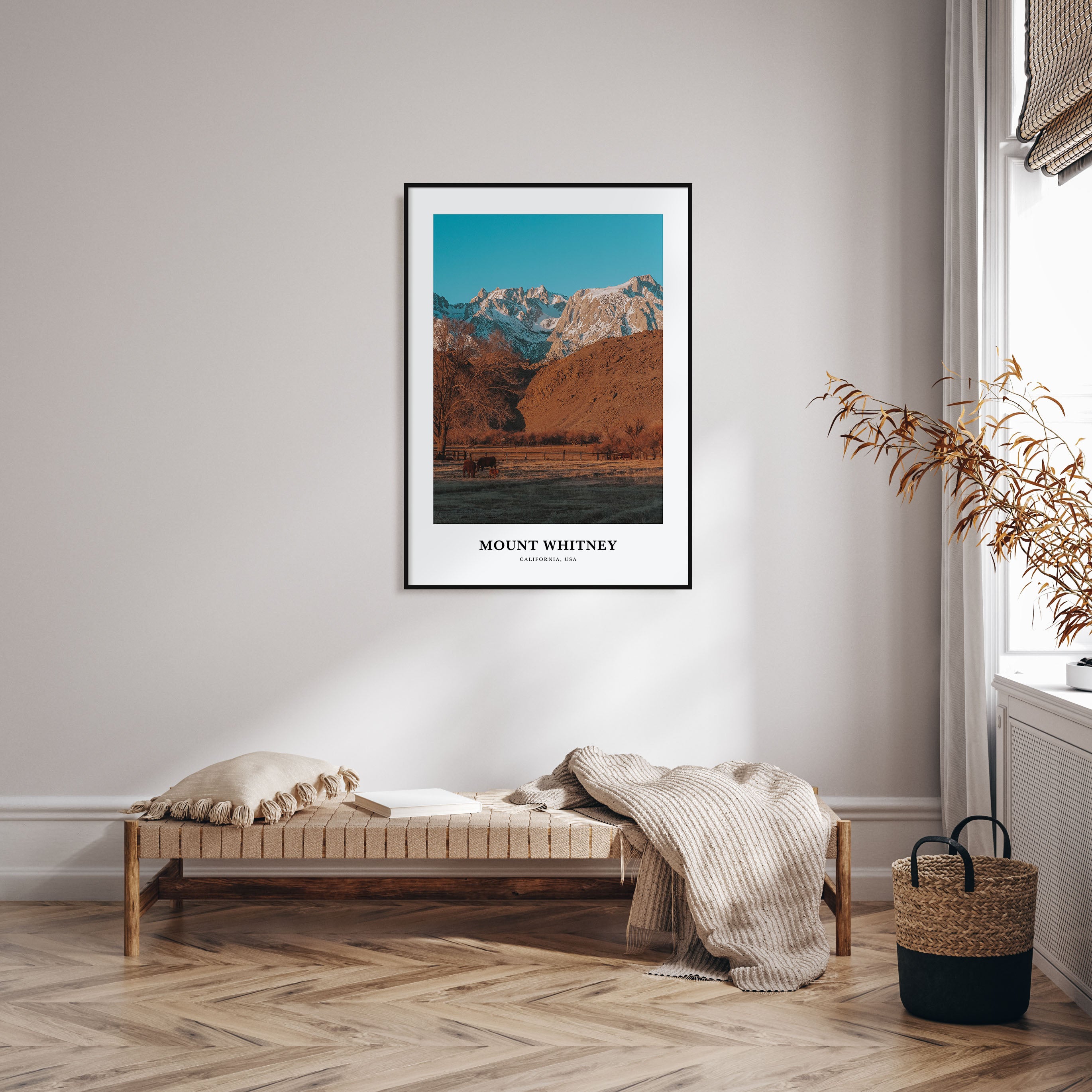 Mount Whitney Portrait Color Poster