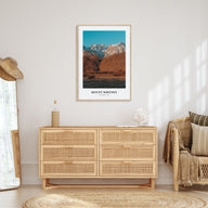 Mount Whitney Portrait Color Poster