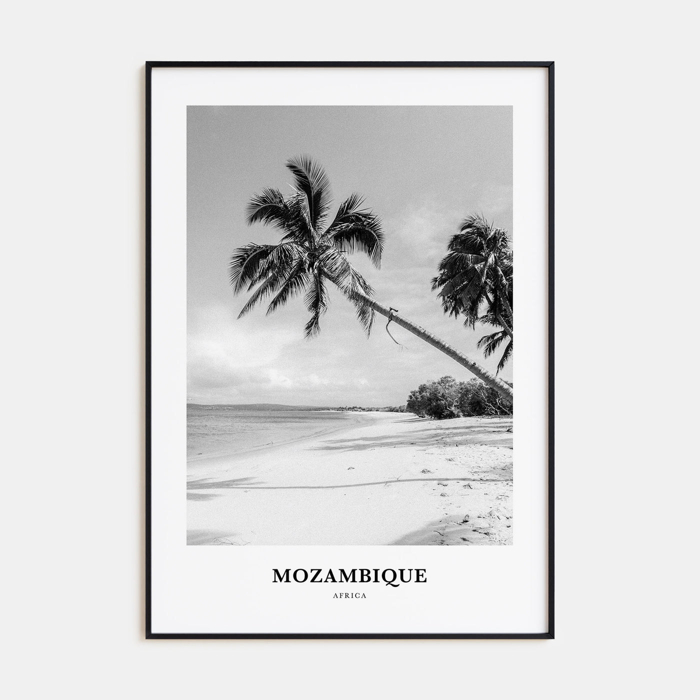 Mozambique Portrait B&W Poster