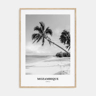 Mozambique Portrait B&W Poster