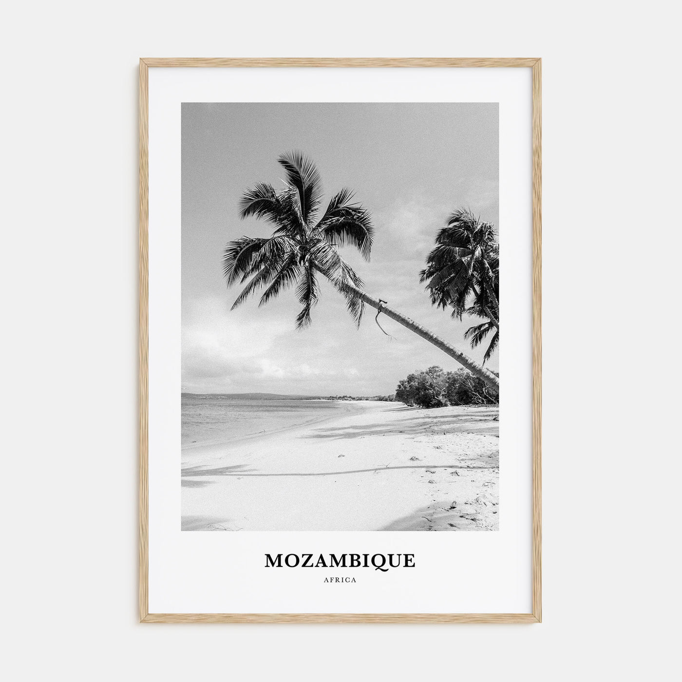 Mozambique Portrait B&W Poster